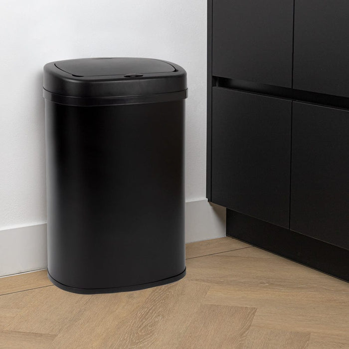 BluMill Sensor Prullenbak 50L matzwart