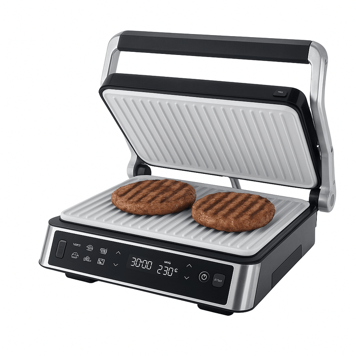Multifunctionele Genius Chef contactgrill met 10 programma's
