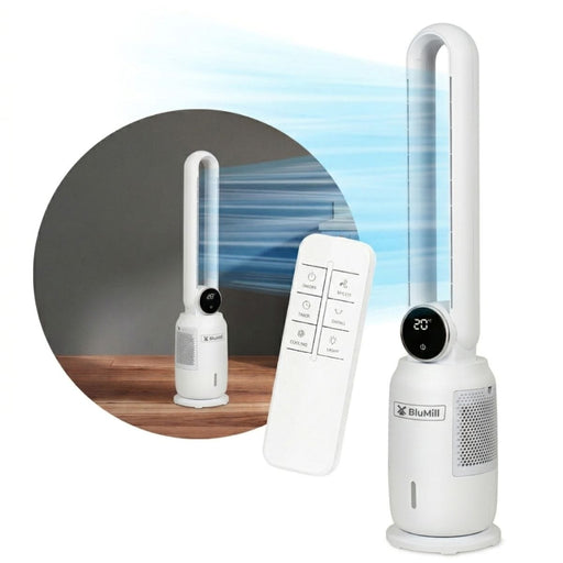 4-in-1 Luchtkoeler, Ventilator, Luchtbevochtiger en Luchtreiniger