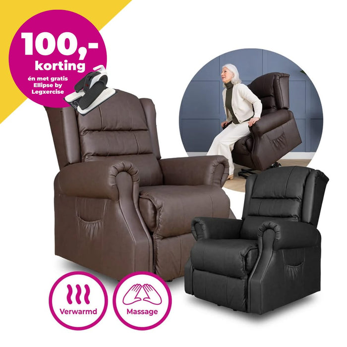 Sta-op stoel met massage- en warmtetherapie