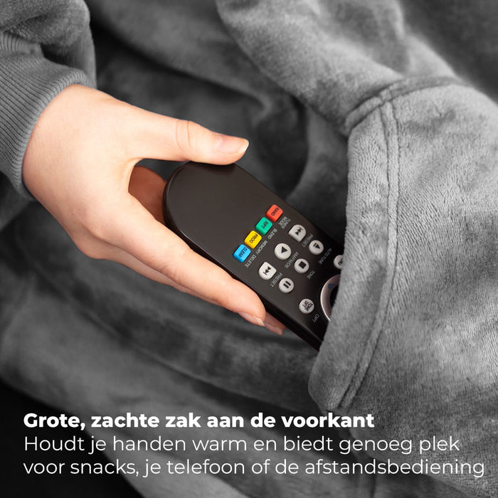 HOMIE Hoodie ultrazachte hoodie-deken