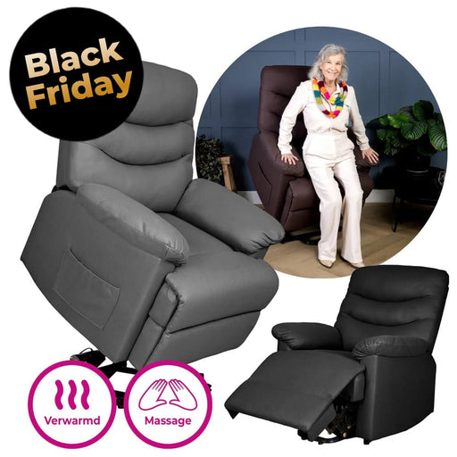 Vitadora sta-op stoel met massage en warmte