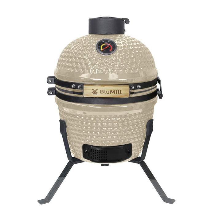BluMill Kamado Mini Barbecue Grill met Thermometer