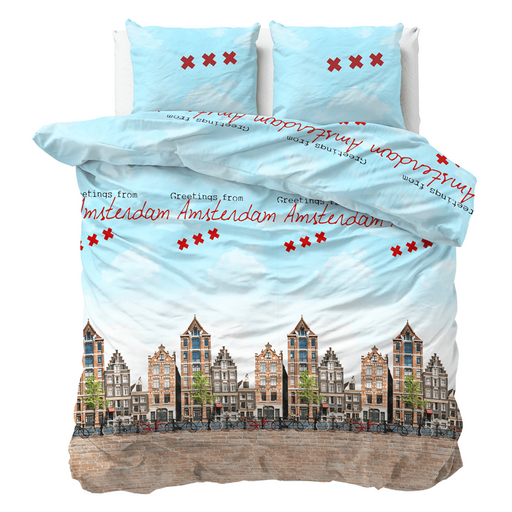Amsterdam Grachten Dekbedovertrek Katoen - Multi - 240 x 220 cm