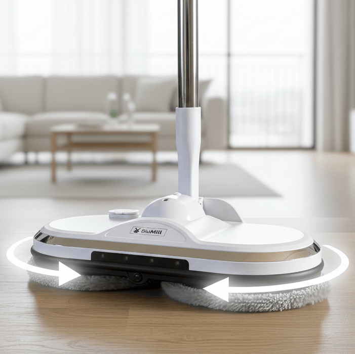 BluMill Draadloze Elektrische Dweil met Sprayfunctie en LED-verlichting