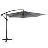 BluMill Zweefparasol met beschermhoes en kruisvoet