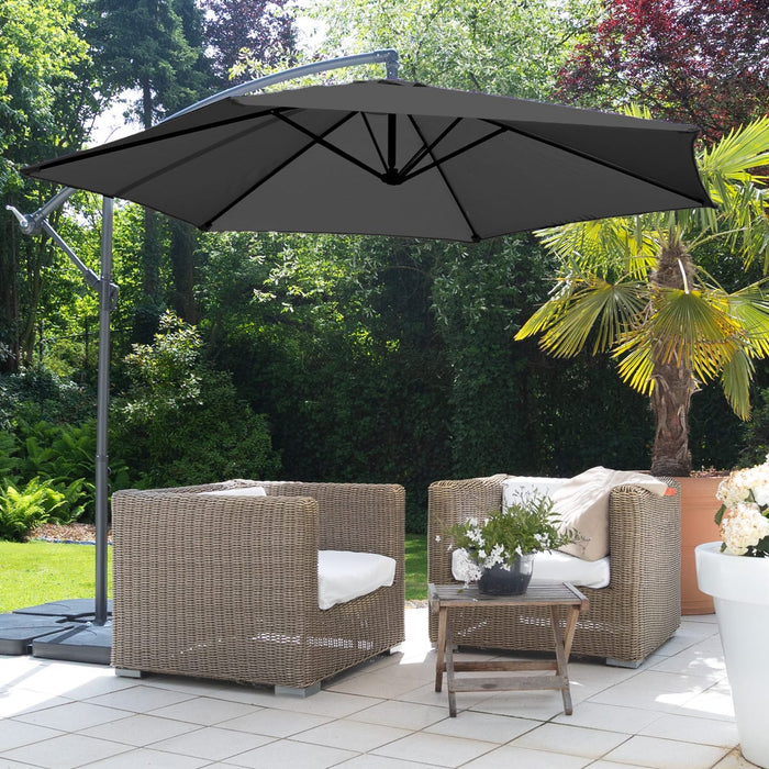 BluMill Zweefparasol inclusief beschermhoes