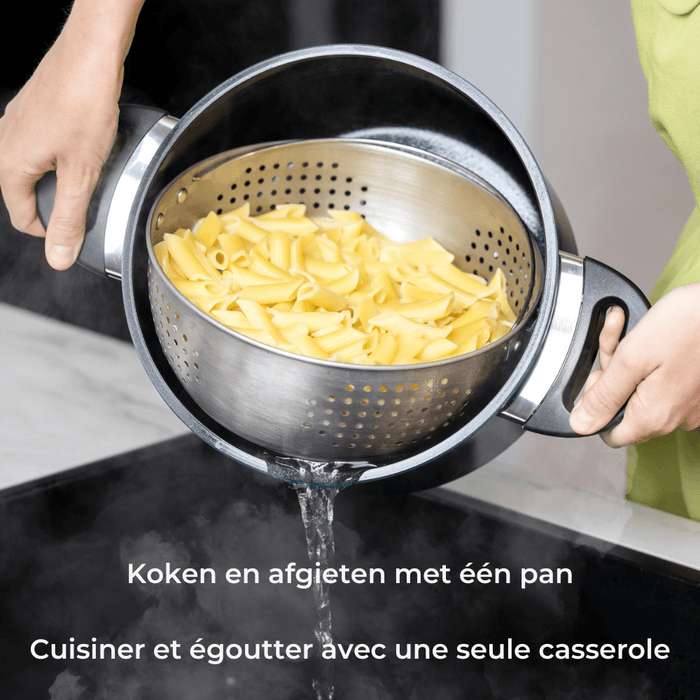 Kelton Complete 4-in-1 stapelbare 26-delige pannenset