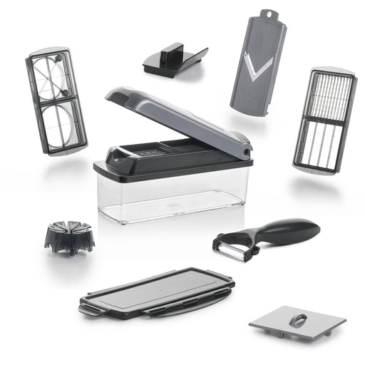 Nicer Dicer Plus grijs 12-delige groentesnijder