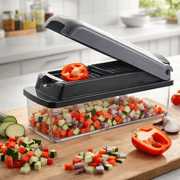 Nicer Dicer Plus grijs 12-delige groentesnijder