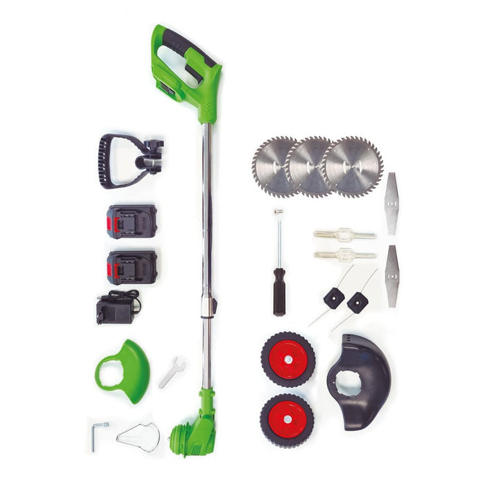 Rotorazer 8-in-1 draadloze grastrimmer op accu