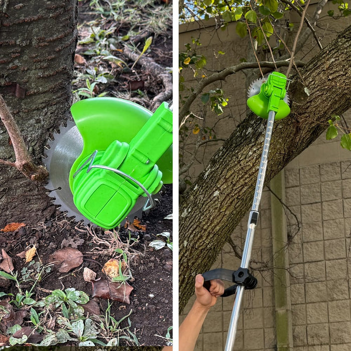 Rotorazer 8-in-1 draadloze grastrimmer op accu