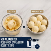 BluMill Ijsmachine beker inhoud