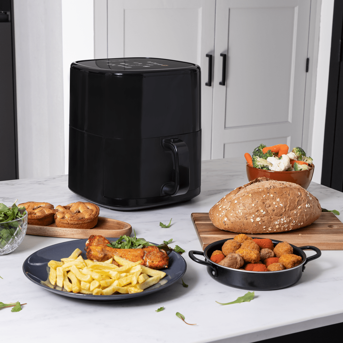 BluMill Digitale Airfryer 5L gerechten
