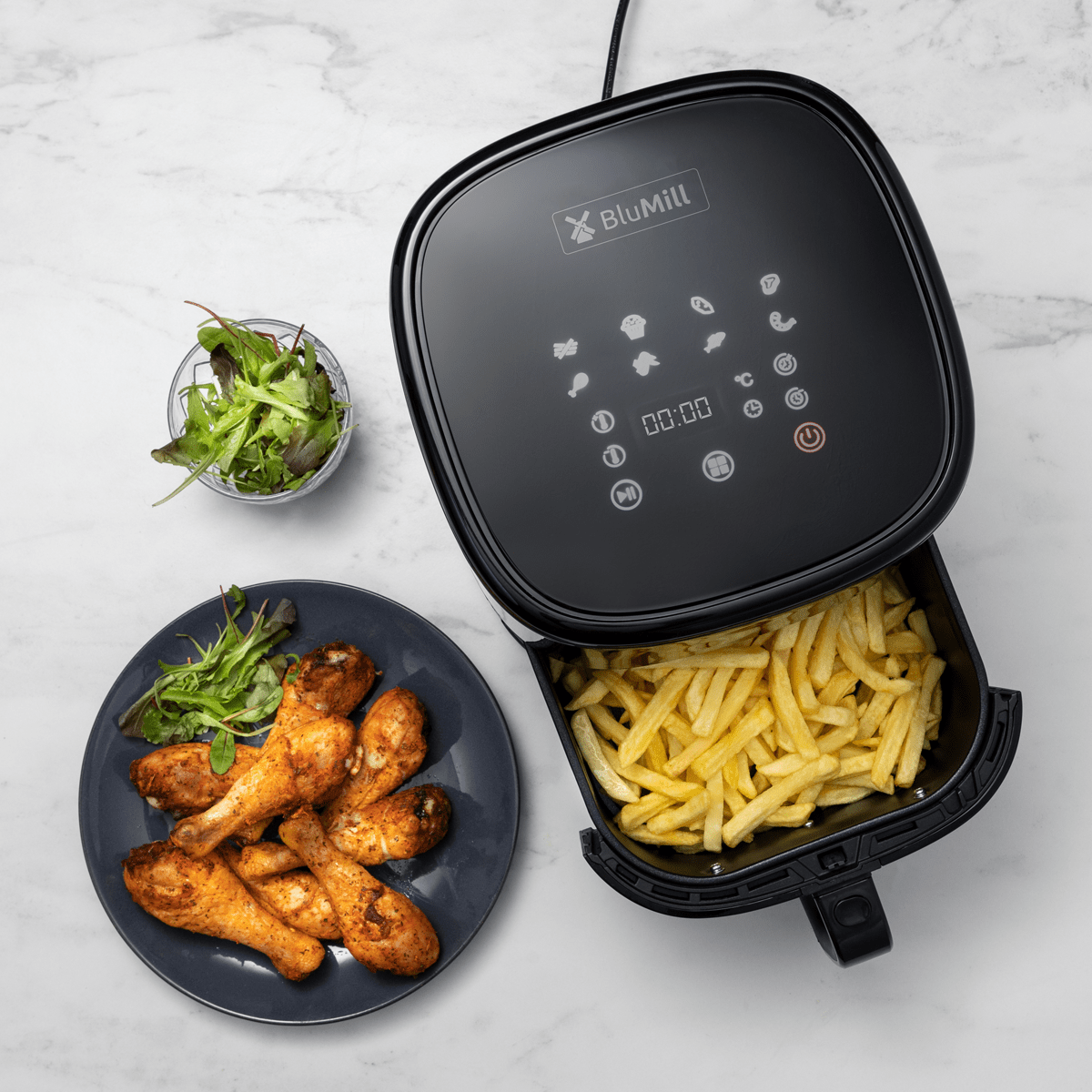 BluMill Digitale Airfryer 5L