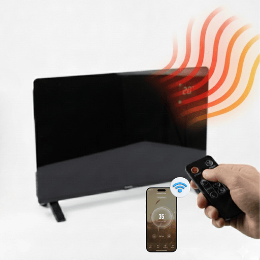 BluMill Elektrische Convectorkachel - Glazen Design Paneelheater