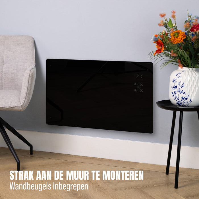 BluMill Elektrische Convectorkachel - Glazen Design Paneelheater