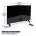 BluMill Elektrische Convectorkachel - Glazen Design Paneelheater