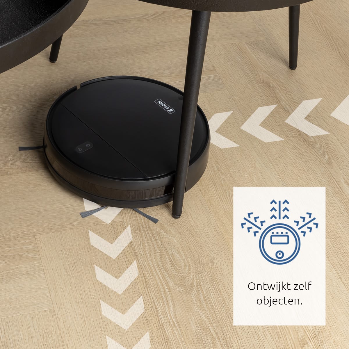 BluMill Robotstofzuiger met dweilfunctie sensoren