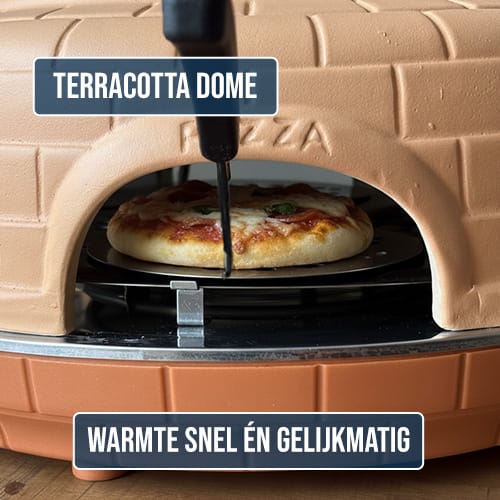 BluMill Terracotta Pizza Oven met Grill