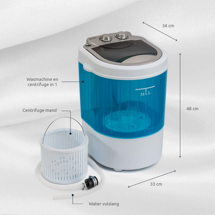 BluMill Mini Wasmachine met centrifuge in 1