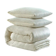 Glamour Flanel Deco Foil Creme 140 x 200/220