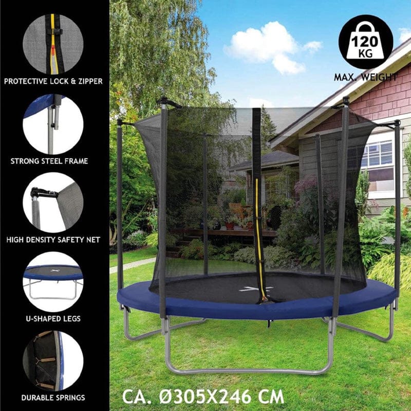 Dunlop trampoline met veiligheidsnet Ø 305 cm