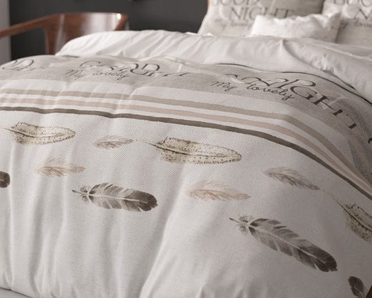 vogelveren dekbed overtrek