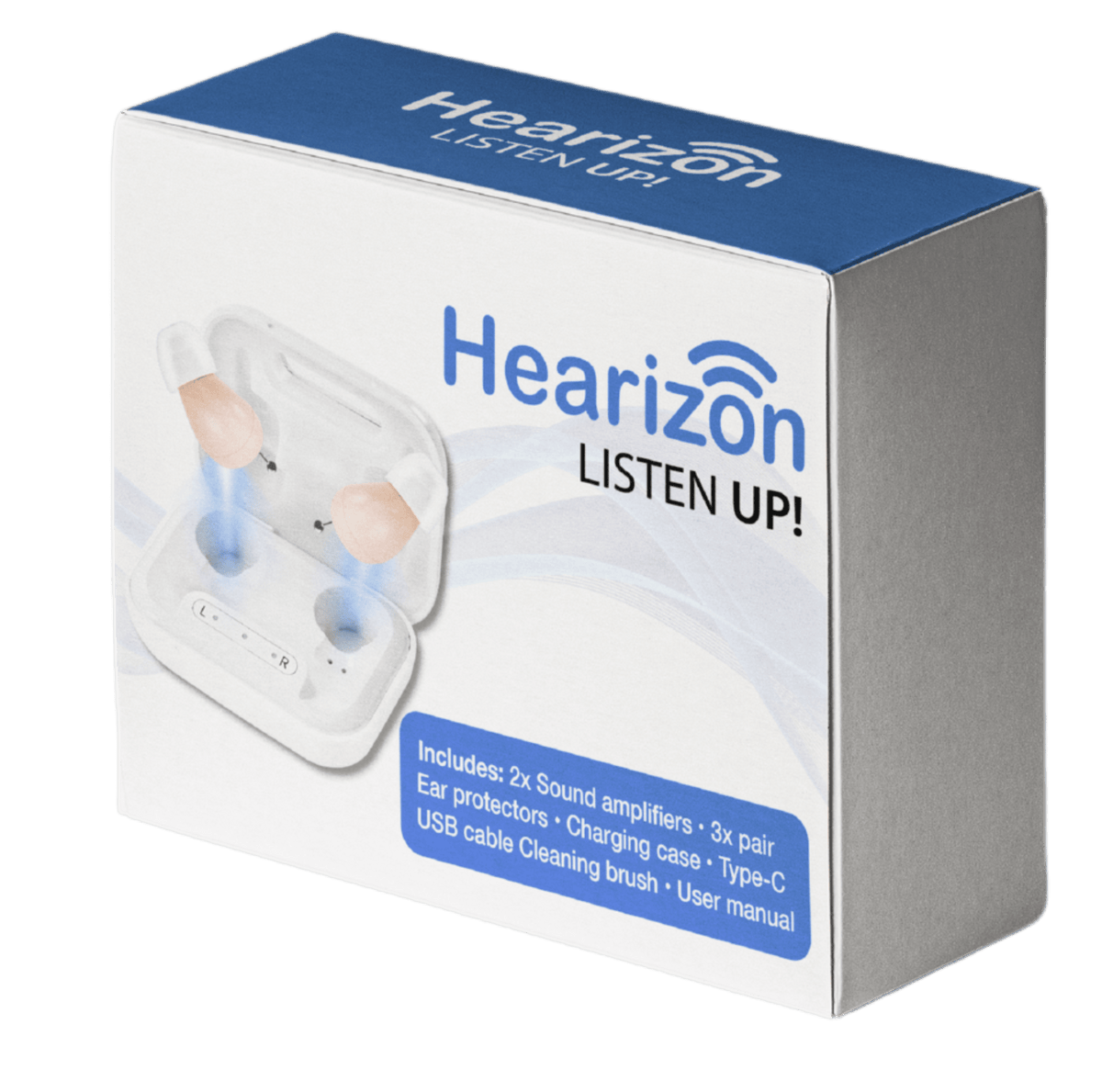 Hearizon In-Ear geluid- en gehoorversterking apparaat