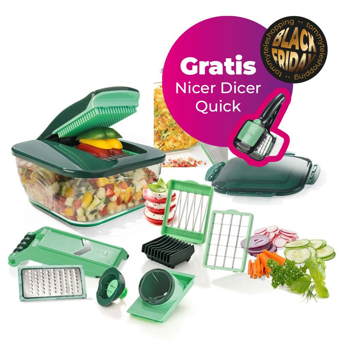 Nicer Dicer Chef - 15-delige groentesnijder