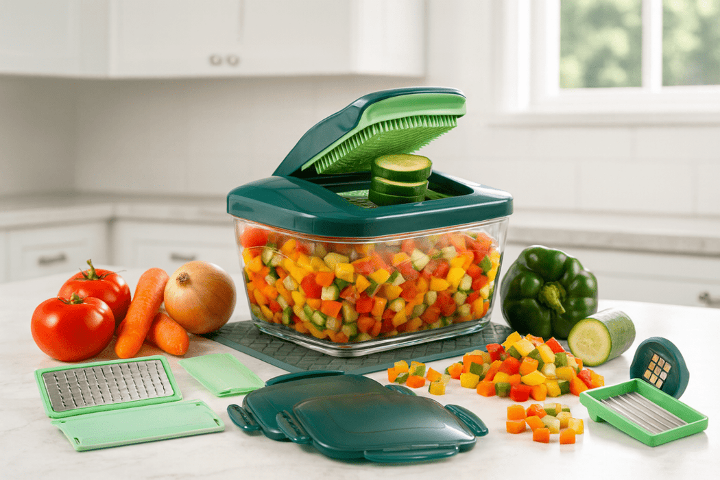 Nicer Dicer Chef - 15-delige groentesnijder