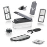 Nicer Dicer Plus grijs 12-delige groentesnijder