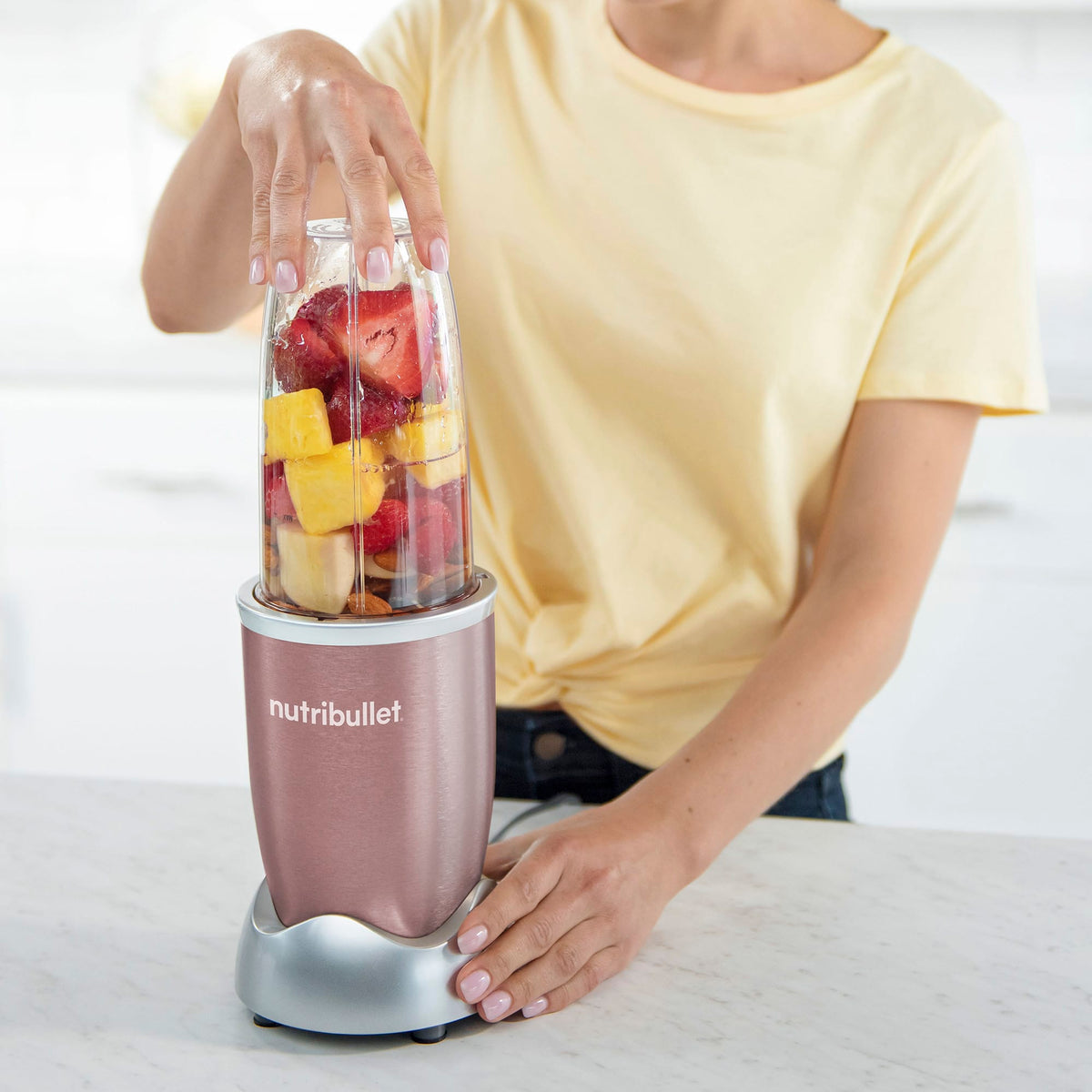 rose goud nutribullet pro 900 metallic blender