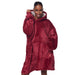 HOMIE Hoodie ultrazachte hoodie-deken rood