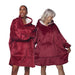 HOMIE Hoodie - Set van 2 hoodie-dekens rood