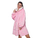 HOMIE Hoodie ultrazachte hoodie-deken roze