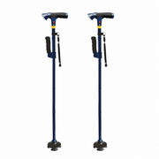 DR-HO'S Get Up & Go Wandelstok - Opvouwbaar, met LED-verlichting en alarm blauw navy
