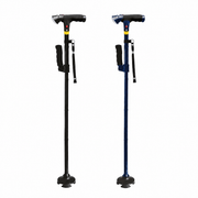 DR-HO'S Get Up & Go set van 2 wandelstokken blauw + zwart