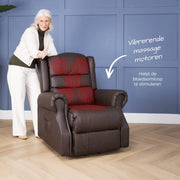 Sta-op stoel met massage- en warmtetherapie